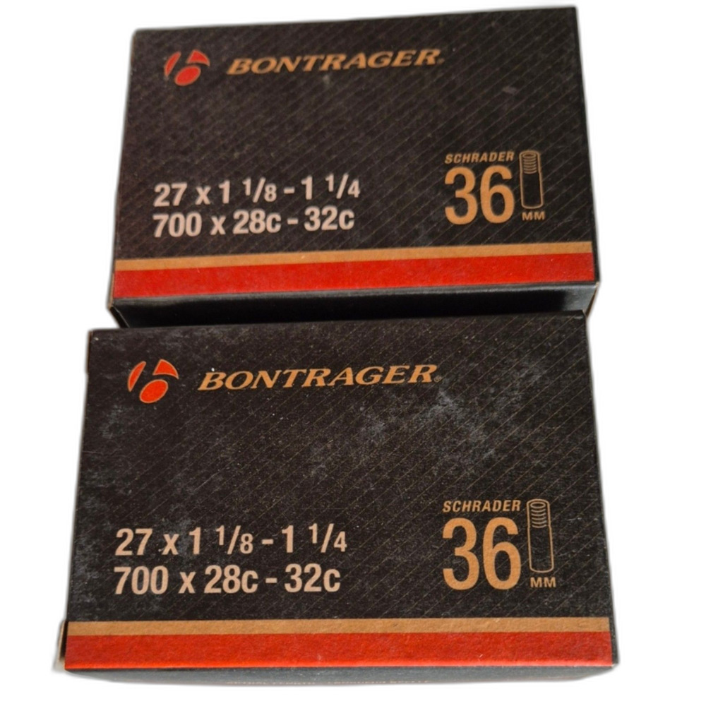 Bundle of Two (2ea) BONTRAGER SCHRADER 36MM 27 x 1-1/8"--1-1/4"